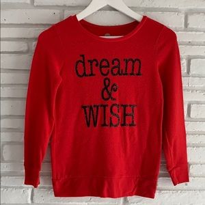 Red sparkle sweater ❤️